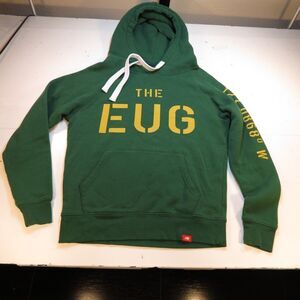 OREGON DUCKS THE EUG EUGENE Hoodie  Pullover SWEATSHIRT Womens S Stortique